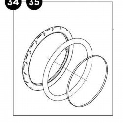 Thule Tyre and tube RH assembly 20 inch, 17-X