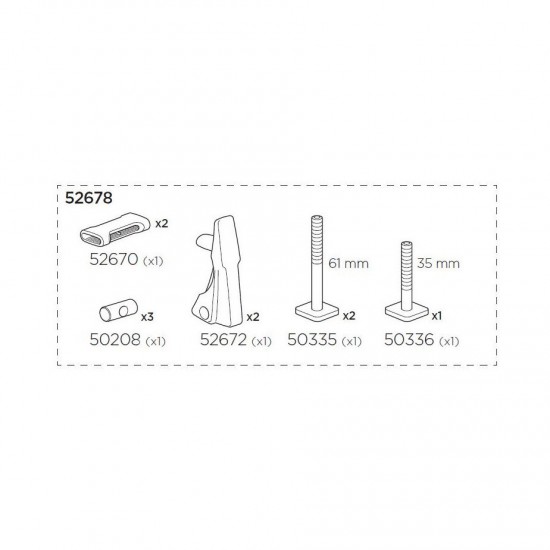 Thule 52678 Assembly parts bag for 598