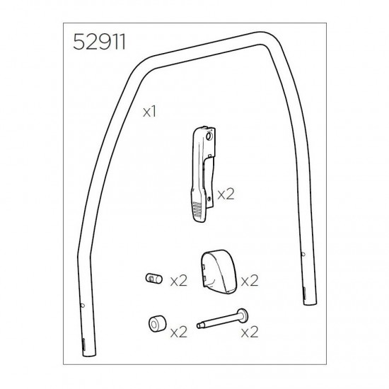 Thule 52911 Bike frame kit