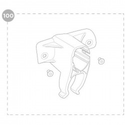 Thule 54819 WanderWay cover side profile, left Thule 54819 WanderWay cover side profile, left