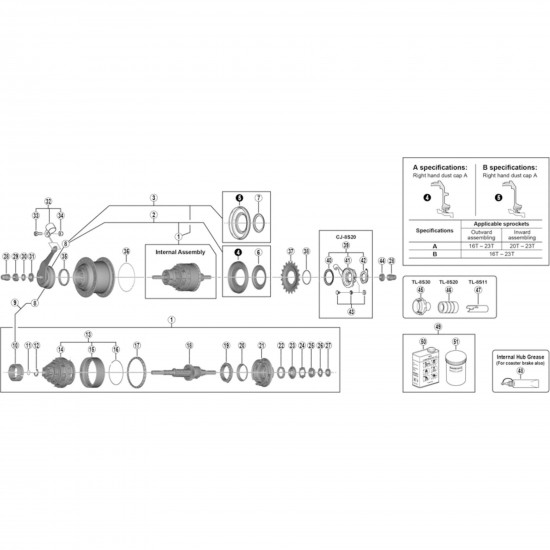 Shimano Nexus Inter-8 right hand cone installation tool Shimano Nexus Inter-8 right hand cone installation tool