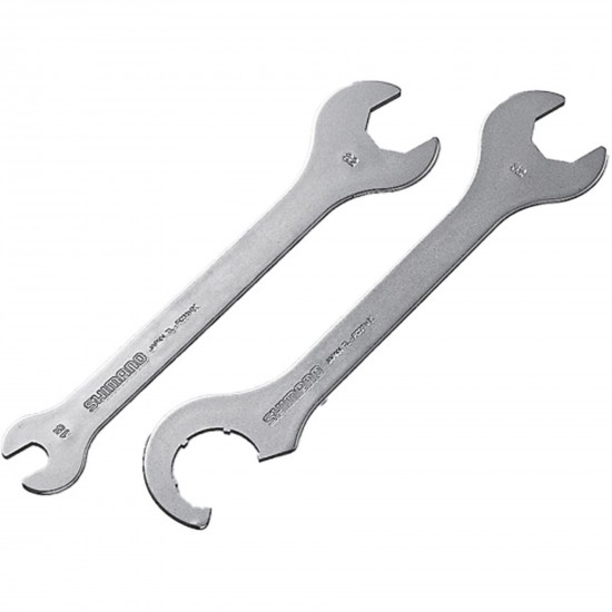 Shimano TL-FC31 2-piece spanner set 15/32mm headset, pedal, lockring Shimano TL-FC31 2-piece spanner set 15/32mm headset, pedal, lockring