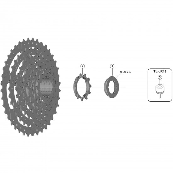 Shimano HG cassette and Centre-Lock disc remover Shimano HG cassette and Centre-Lock disc remover