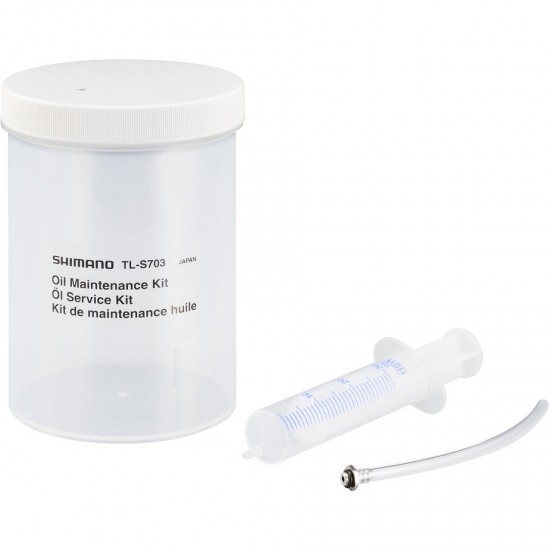 Shimano TL-S703 Drain Pot and Syringe Kit Shimano TL-S703 Drain Pot and Syringe Kit