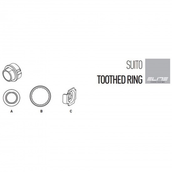 Elite Toothed Ring kit for direct drive home trainers Elite Toothed Ring kit for direct drive home trainers