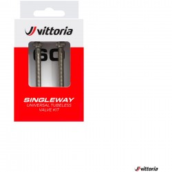 Vittoria Set Tubeless Valve Brass Silver 40mm (2 Pcs)