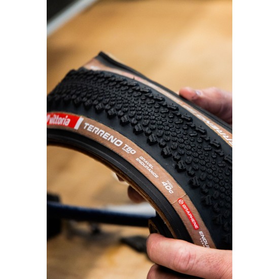 Vittoria Terreno T50 Mixed 700x40c Gravel Endurance Full Black G2.0 Tubeless Ready Tyre Vittoria Terreno T50 Mixed 700x40c Gravel Endurance Full Black G2.0 Tubeless Ready Tyre