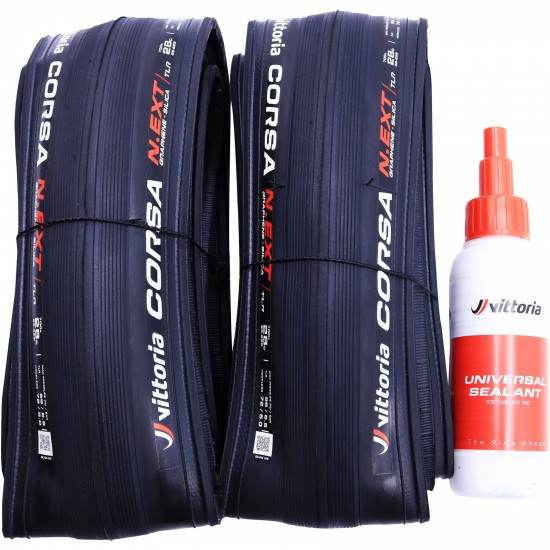 Vittoria Corsa N.EXT 700x28c TLR Twin Pack with Sealant 80ml Vittoria Corsa N.EXT 700x28c TLR Twin Pack with Sealant 80ml
