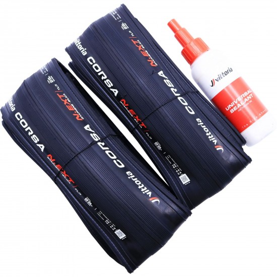Vittoria Corsa N.EXT 700x28c TLR Twin Pack with Sealant 80ml Vittoria Corsa N.EXT 700x28c TLR Twin Pack with Sealant 80ml