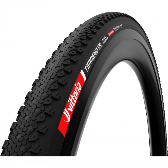 Vittoria Terreno T30 Fine Loose 700x35c Gravel Sport Rigid Tyre Full Black Vittoria Terreno T30 Fine Loose 700x35c Gravel Sport Rigid Tyre Full Black