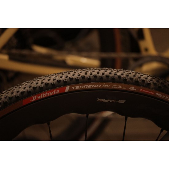 Vittoria Terreno T60 Mixed 700x45c Gravel Endurance Full Black G2.0 Tubeless Ready Tyre Vittoria Terreno T60 Mixed 700x45c Gravel Endurance Full Black G2.0 Tubeless Ready Tyre