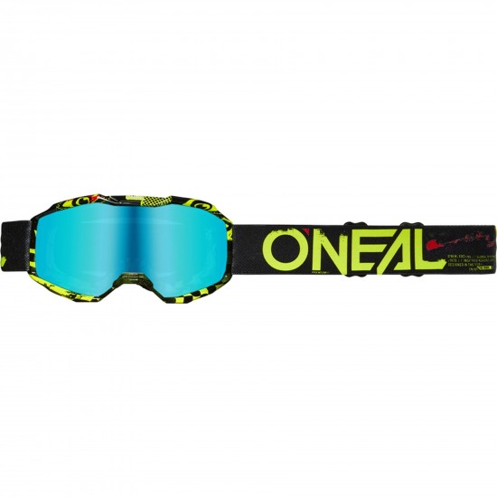 Oneal B-10 Goggle ATTACK black/neon yellow - radium blue Oneal B-10 Goggle ATTACK black/neon yellow - radium blue