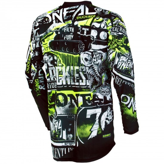 Oneal ELEMENT Youth Jersey ATTACK blk/yel XL Oneal ELEMENT Youth Jersey ATTACK blk/yel XL