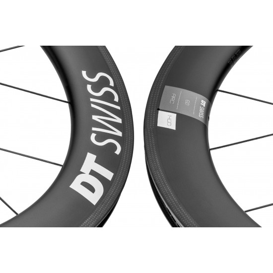 DT Swiss ARC 1400 DICUT wheel, carbon clincher 62 x 17 mm rim, rear