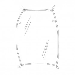 Thule Chariot weather cover, double for 2017+