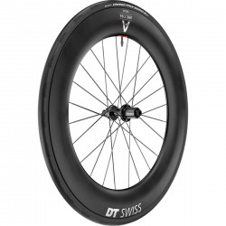 DT Swiss ARC 1100 DICUT disc brake WTS, carbon clincher 85 x 22 mm rim, rear with tyre DT Swiss ARC 1100 DICUT disc brake WTS, carbon clincher 85 x 22 mm rim, rear with tyre