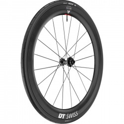 DT Swiss ARC 1100 DICUT disc brake WTS, carbon clincher 55 x 22 mm rim, front with tyre DT Swiss ARC 1100 DICUT disc brake WTS, carbon clincher 55 x 22 mm rim, front with tyre