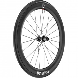 DT Swiss ARC 1100 DICUT disc brake WTS, carbon clincher 55 x 22 mm rim, rear with tyre DT Swiss ARC 1100 DICUT disc brake WTS, carbon clincher 55 x 22 mm rim, rear with tyre