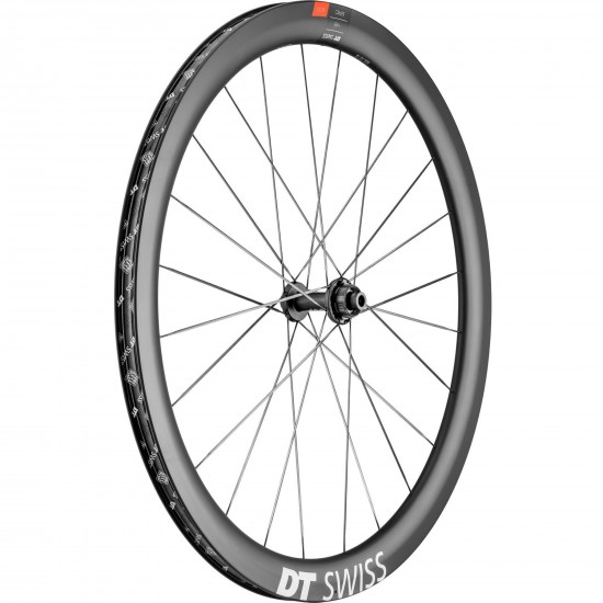 DT Swiss ERC 1100 DICUT disc brake wheel, carbon clincher 45 x 22 mm, front DT Swiss ERC 1100 DICUT disc brake wheel, carbon clincher 45 x 22 mm, front