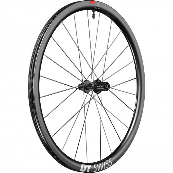 DT Swiss ERC 1100 DICUT disc brake wheel, carbon clincher 35 x 22 mm, rear