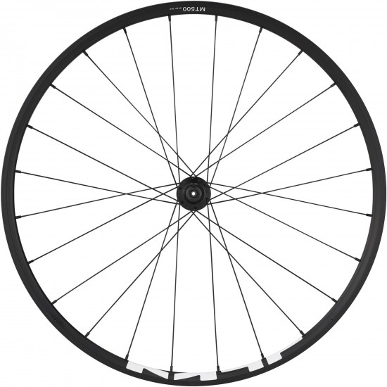 Shimano WH-MT500 MTB wheel, 27.5 in (650b), Q/R front, black Shimano WH-MT500 MTB wheel, 27.5 in (650b), Q/R front, black