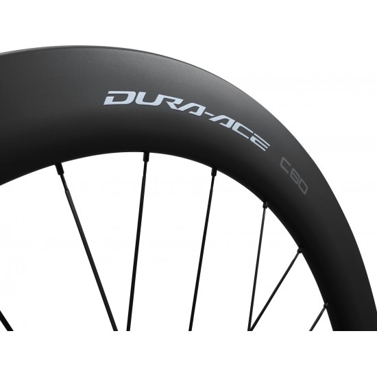 Shimano WH-R9270-C60-TL Dura-Ace disc Carbon clincher 60 mm, front 12x100 mm Shimano WH-R9270-C60-TL Dura-Ace disc Carbon clincher 60 mm, front 12x100 mm