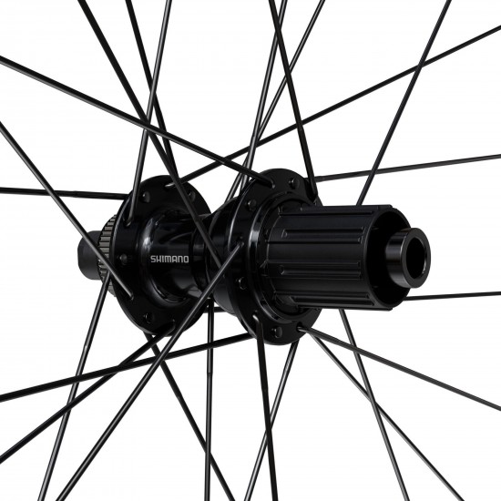 Shimano WH-RX180 tubeless ready CL disc clincher wheel, 700C, rear 11/12-sp HG, 12x142mm