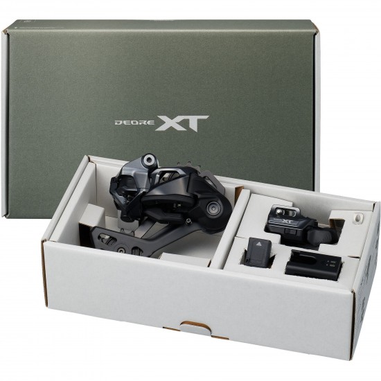 Shimano XT M8250 Di2 upgrade, SW-M8250 band-on, BT-DN320, EC-DN100, SM-CN910, SGS mech