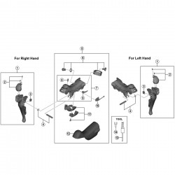 Shimano ST-5800 right hand cover unit