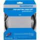 Shimano MTB gear cable set for rear only, Polymer coated stainless steel inner, black
