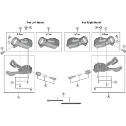 Shimano SL-U5000 Inner hole cap Shimano SL-U5000 Inner hole cap