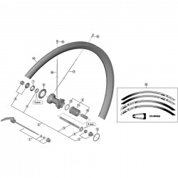 Shimano WH-RS330-R rim sticker unit, white rim