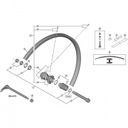 Shimano WH-M8000-TL275 spoke 281.5 mm Shimano WH-M8000-TL275 spoke 281.5 mm