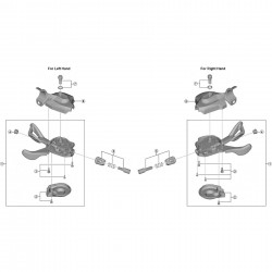 Shimano SL-M7000-I 11-speed right hand bracket unit