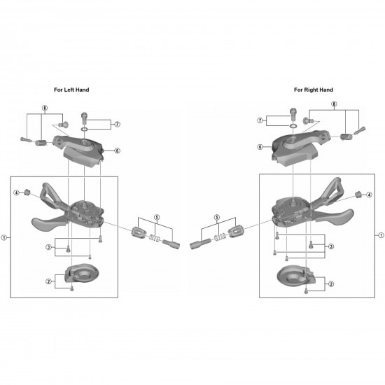 Shimano SL-M7000-B-I 11-speed right hand bracket unit