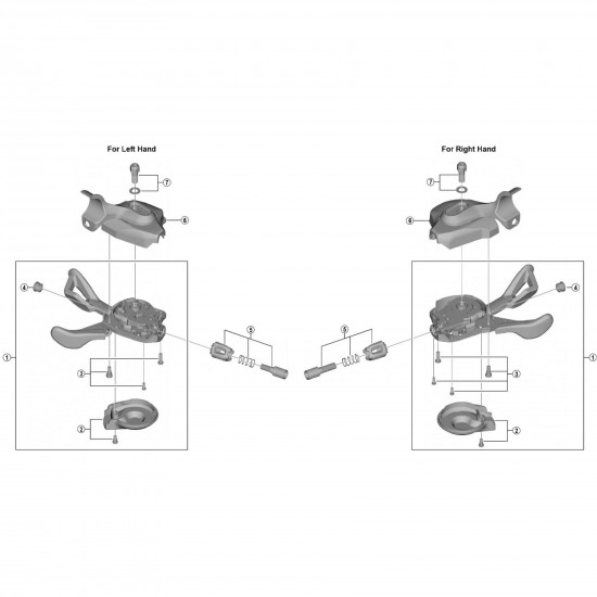 Shimano SL-M7000-I 10-speed right hand bracket unit