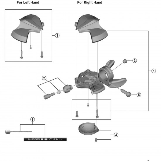 Shimano SL-M2000 indicator, left hand