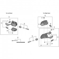 Shimano SL-M9100-I integration nut Shimano SL-M9100-I integration nut