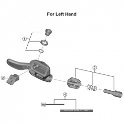 Shimano SL-MT800-IL cable fixing bolt unit Shimano SL-MT800-IL cable fixing bolt unit