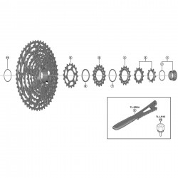 Shimano CS-M7100 spacer B Shimano CS-M7100 spacer B