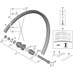Shimano WH-RX570-TL nipple and rim washer
