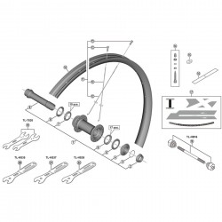 Shimano WH-M8120-TL-F15-B-29 spoke, 293 mm Shimano WH-M8120-TL-F15-B-29 spoke, 293 mm
