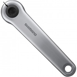Shimano FC-E6100 right hand crank arm unit, 175 mm, silver Shimano FC-E6100 right hand crank arm unit, 175 mm, silver