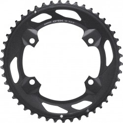 Shimano FC-RX600 GRX 10 speed double outer chainring 46T-NF, for 46-30T Shimano FC-RX600 GRX 10 speed double outer chainring 46T-NF, for 46-30T
