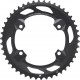 Shimano FC-RX600 GRX 10 speed double outer chainring 46T-NF, for 46-30T Shimano FC-RX600 GRX 10 speed double outer chainring 46T-NF, for 46-30T