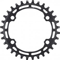 Shimano FC-M5100-1 Deore 11/10 speed 1X single chainring, 30T Shimano FC-M5100-1 Deore 11/10 speed 1X single chainring, 30T