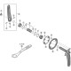 Shimano FC-M4100 Deore 10 speed double outer chainring 36T-BF for 36-26T