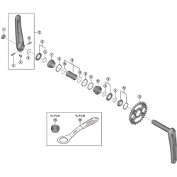 Shimano FC-M6130 spacer and ring