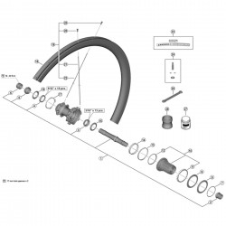Shimano WH-R9270-C36-TU-F left hand spoke, 285 mm Shimano WH-R9270-C36-TU-F left hand spoke, 285 mm