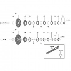 Shimano CS-R9200 spacer A Shimano CS-R9200 spacer A